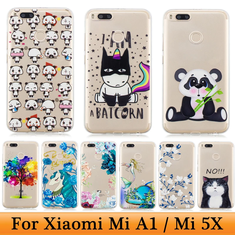 Чехол для Xiaomi A1 Mi 3D рельефный Кот мягкие силиконовые аксессуары телефона чехол Mi5X