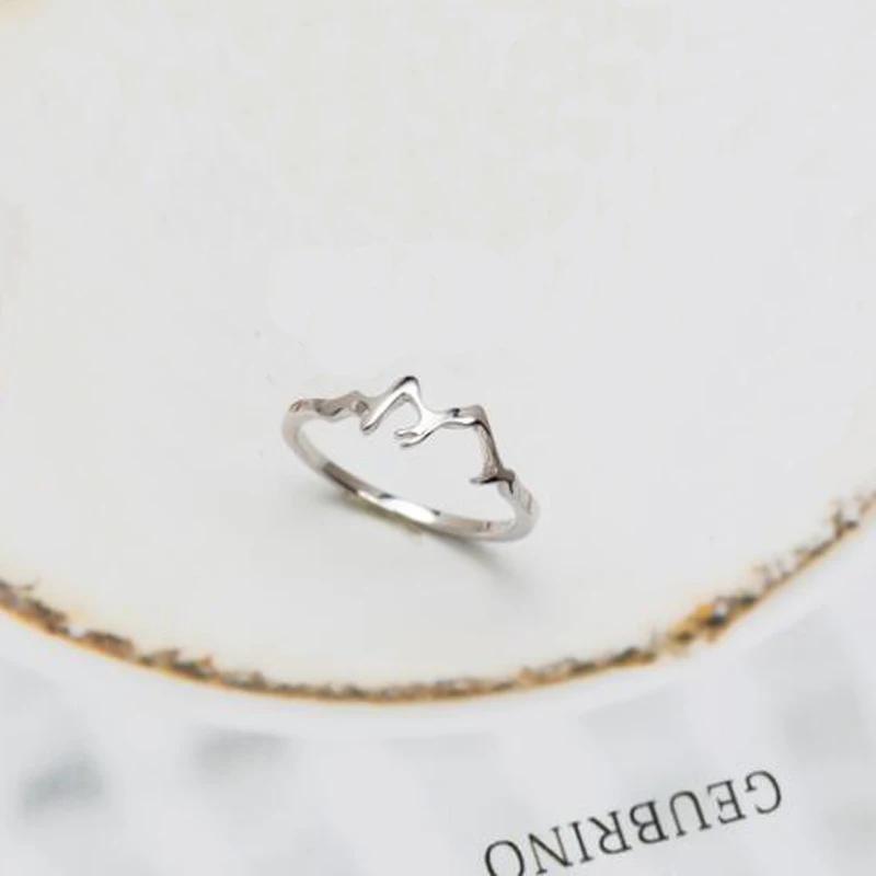 Альпинизм кольцо 925 пробы Серебряные Кольца Спорт на открытом воздухе серии