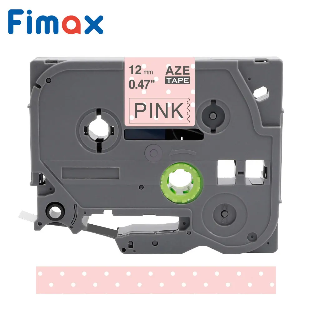 Pink PoLAa-Dot Fimax tze231 Tze-231 tz лента многоцветный узор 12 мм Совместимость для Brother p-touch принтер Tz-231 TZ231 для Brother производитель этикеток - Цвет: Pink PoLAa-Dot