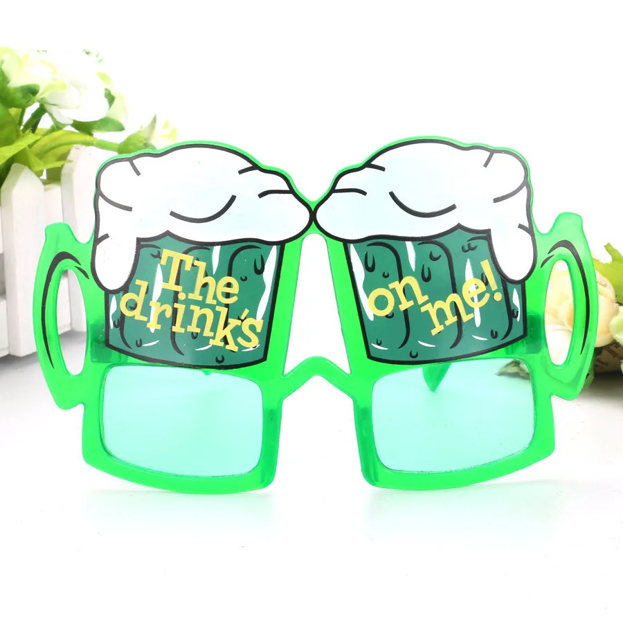 beer2 Забавные вечерние солнцезащитные очки Luau, Гавайские очки, тропические Необычные наряды для летней вечеринки, Декорации для фотосессии - Цвет: beer2
