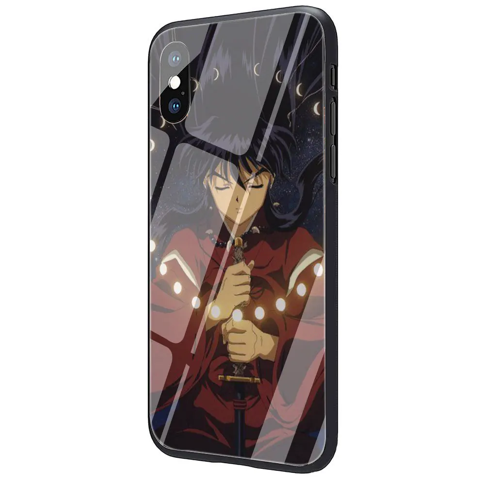 G10 Inuyasha Аниме закаленное стекло чехол для телефона iPhone 11 Pro 6 6S Plus 7 8 Plus X XS XR XS Max - Цвет: G10