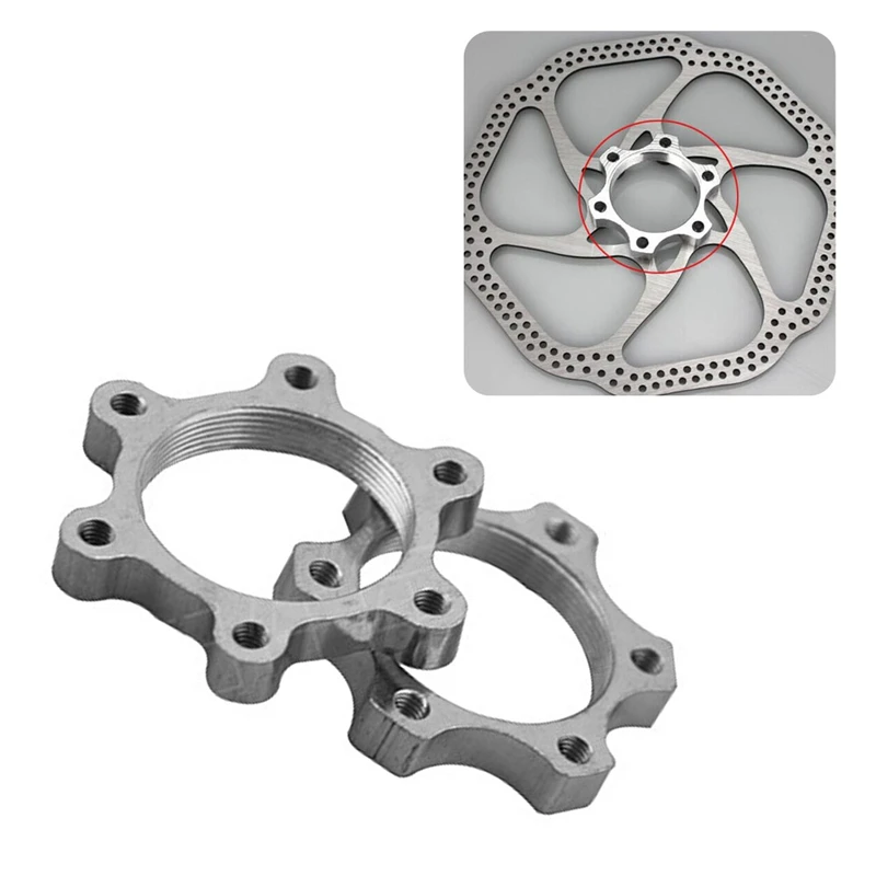 Ступицы для велосипедного велосипеда дисковые тормоза Ротор 6 болтов фланцевый