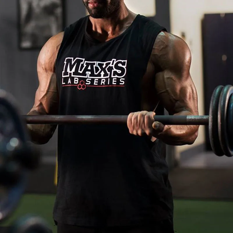 GYMLOCKER Новые майки для тренажерных залов топы фитнеса бодибилдинга брендовые