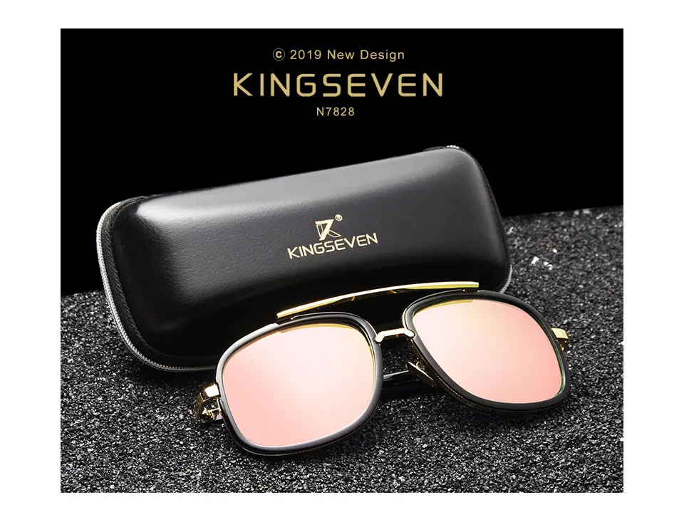 KINGSEVEN, фирменный дизайн, поляризационные солнцезащитные очки для мужчин и женщин, для вождения, мужские солнцезащитные очки, очки для рыбалки, Oculos Gafas