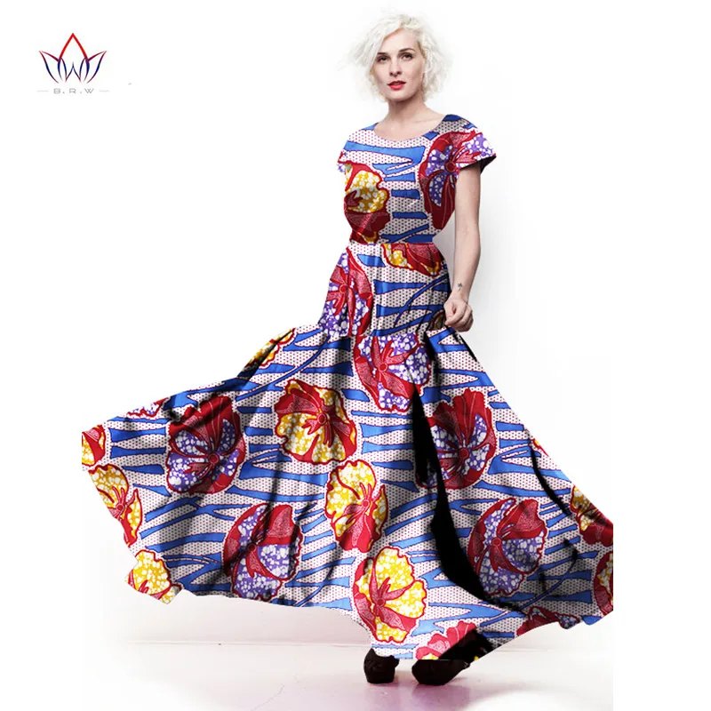 Осень 2017 г. Для женщин традиционные африканские платья бренд Костюмы Африка Воск