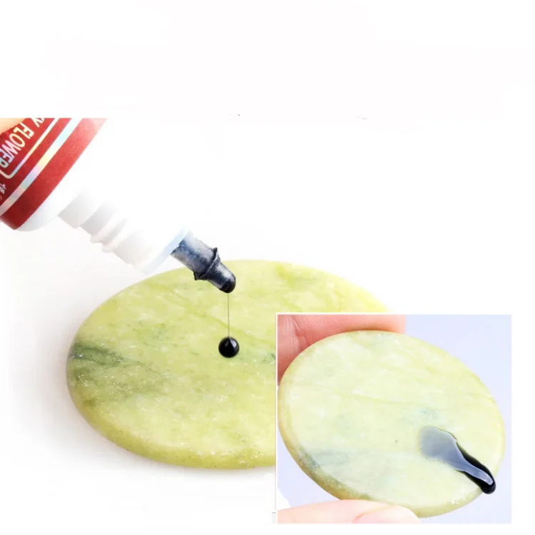 1 шт. высокое качество круглый камня нефрита клей для наращивания ресниц Клей
