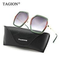 2022 fashion trend sunglasses for women oversized frame party glasses with box oculos de sol 3093