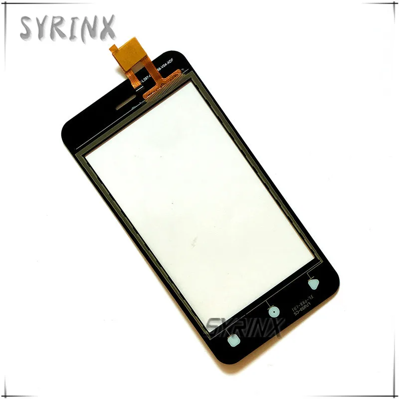 Syrinx с 3M наклейкой сенсорный экран дигитайзер Панель переднее стекло для Fly Stratus 5 FS406 FS 406 мобильный телефон сенсорный экран сенсор
