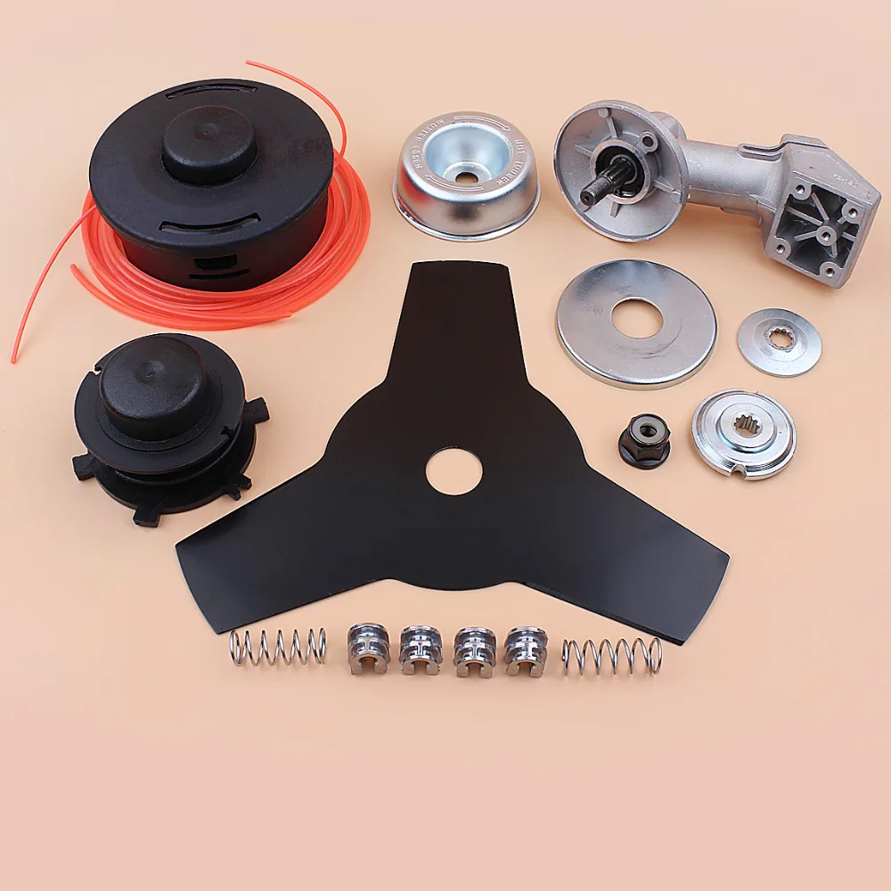 Триммер Зубчатый редуктор насадки катушка лезвие Линия Комплект для STIHL FS120 FS200