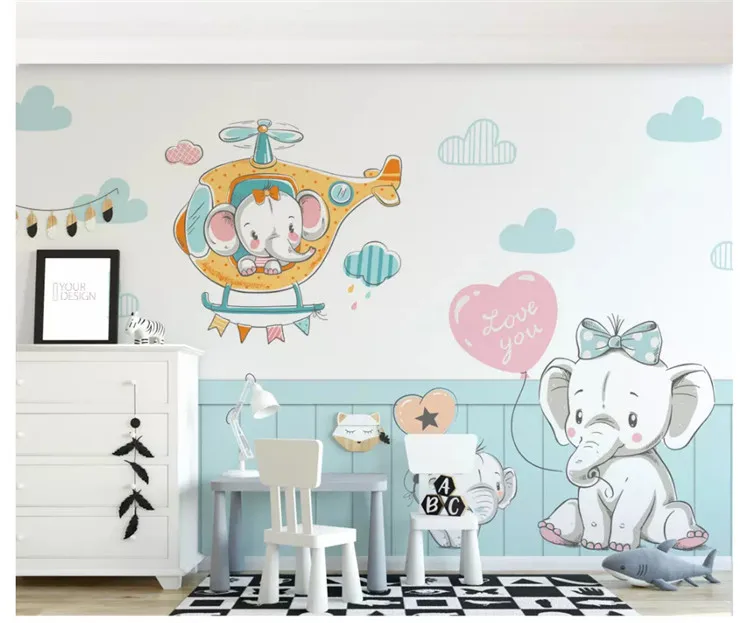 Шелковая настенная бумага Скандинавский современный минималистичный маленький