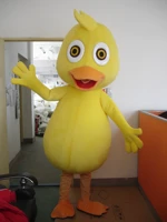 yellow duck mascot cartoon character mascot costume fancy outfit party dress adult size