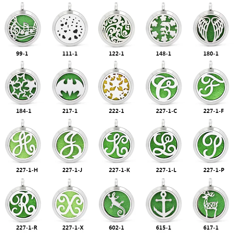 30 мм ароматерапия диффузоры медальон Оптовая Продажа Круглый Серебряный Цвет