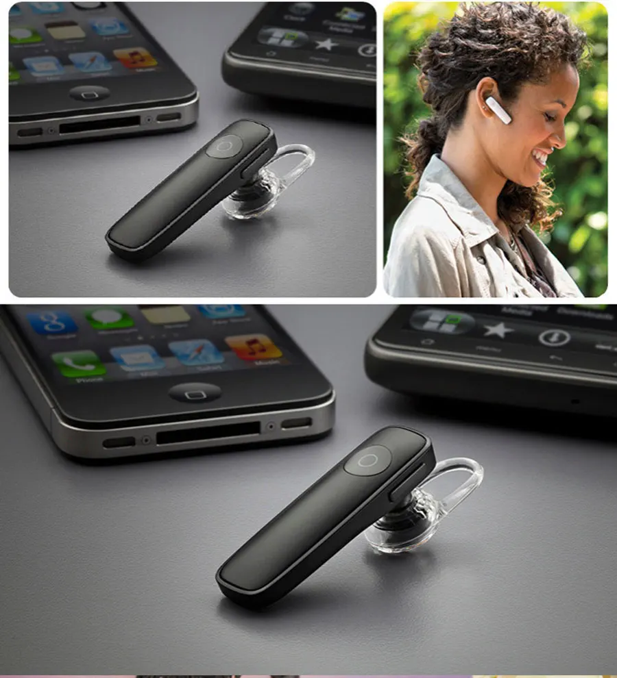 Reotgtu M165 Bluetooth 4,1 Гарнитура Беспроводной наушники с микрофоном Музыка играет регулируемый объем для iPhone Xiaomi samsung