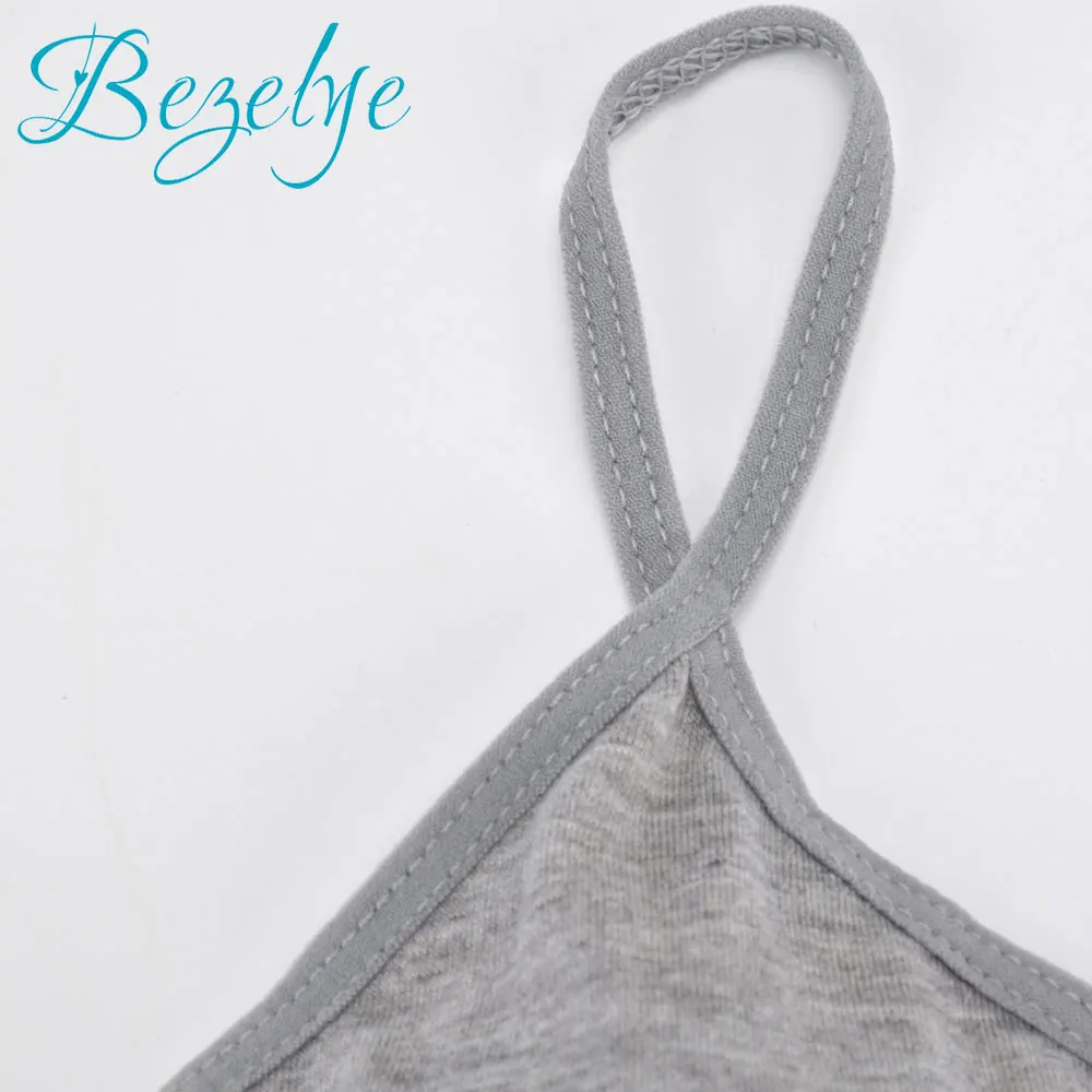 Хлопковые бюстгальтеры с кроликом для девочек съемные молодых девушек