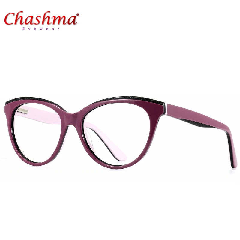 

Prescription Designer Brand High Quality Acetate Eyeglasses Frame Cat's eye Optical Myopia Eyewear Glasses Frames oculos grau