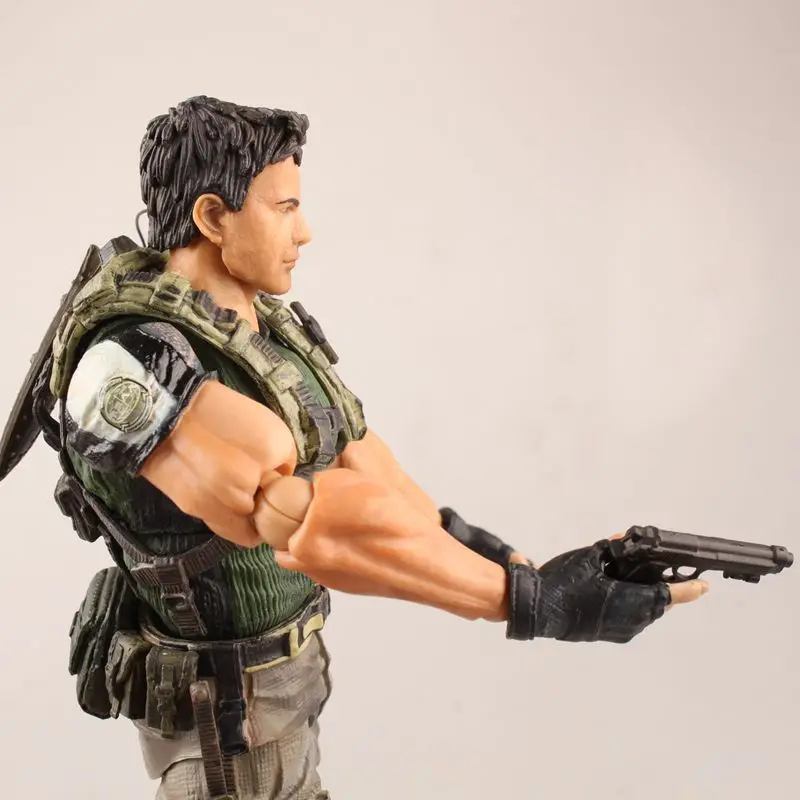 Серия Biohazard Around Play Arts измененная па Криса Редфилда детская игрушка-фигурка