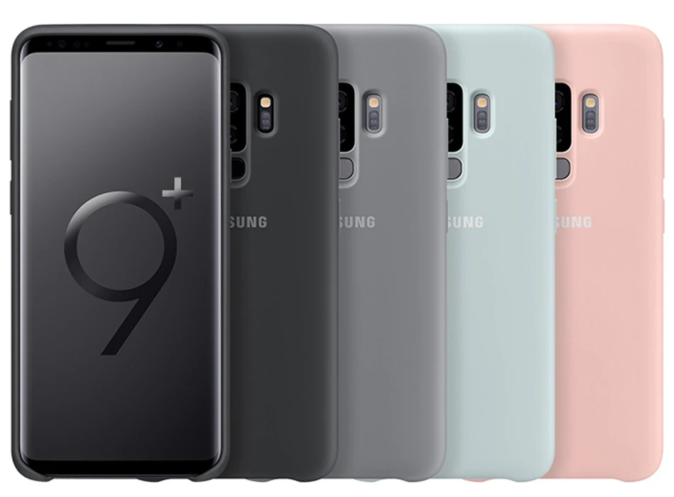 Samsung S9 S 9 Plus чехол, силикон,, оригинальная задняя крышка, 360, роскошный, спортивный, с четырьмя углами, эффективная защита, G9500