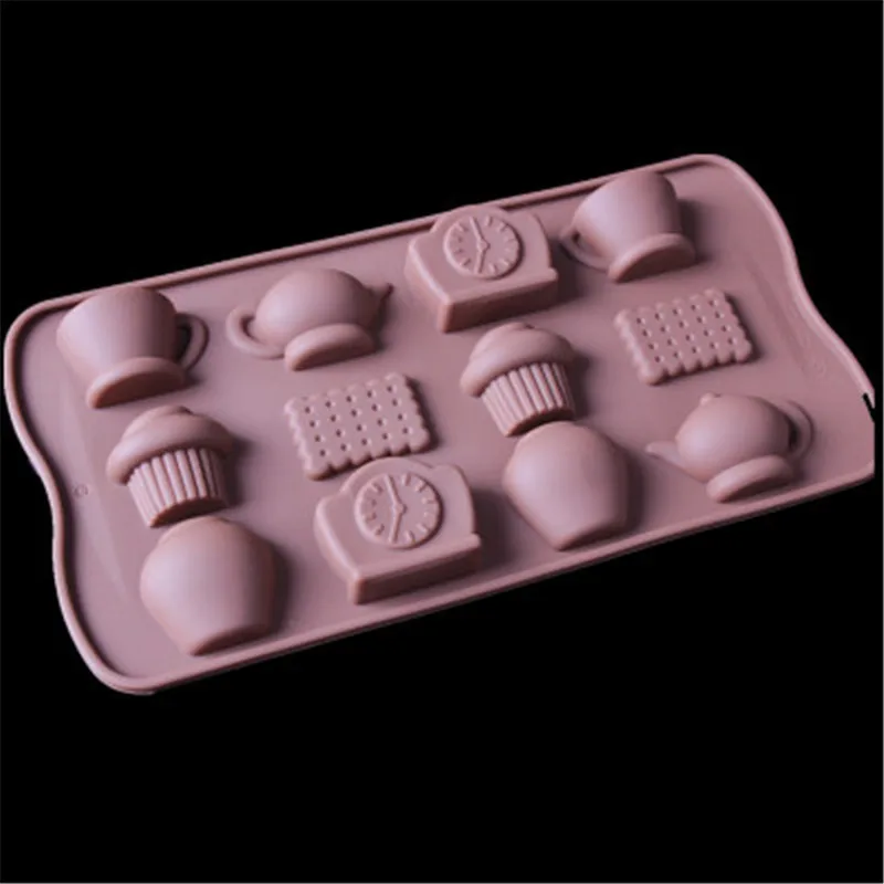 Силиконовая форма Jello для украшения шоколадных тортов DIY 3D заварки чайника