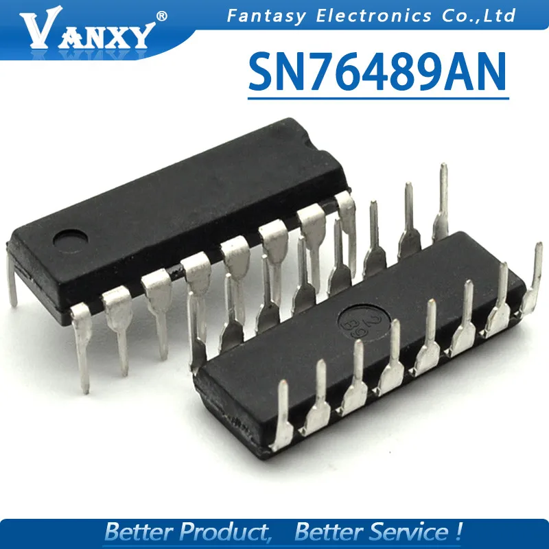 5pcs SN76489AN DIP16 SN76489 DIP-16 SN76489N DIP | Электронные компоненты и принадлежности