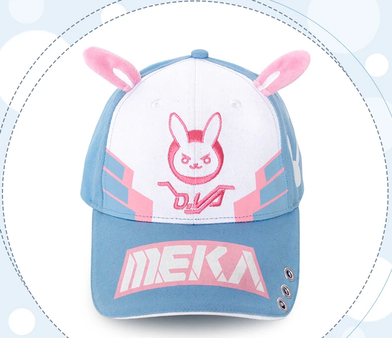 Бейсбольная кепка OW D.va DVA для косплея рождественский подарок Женская и мужская
