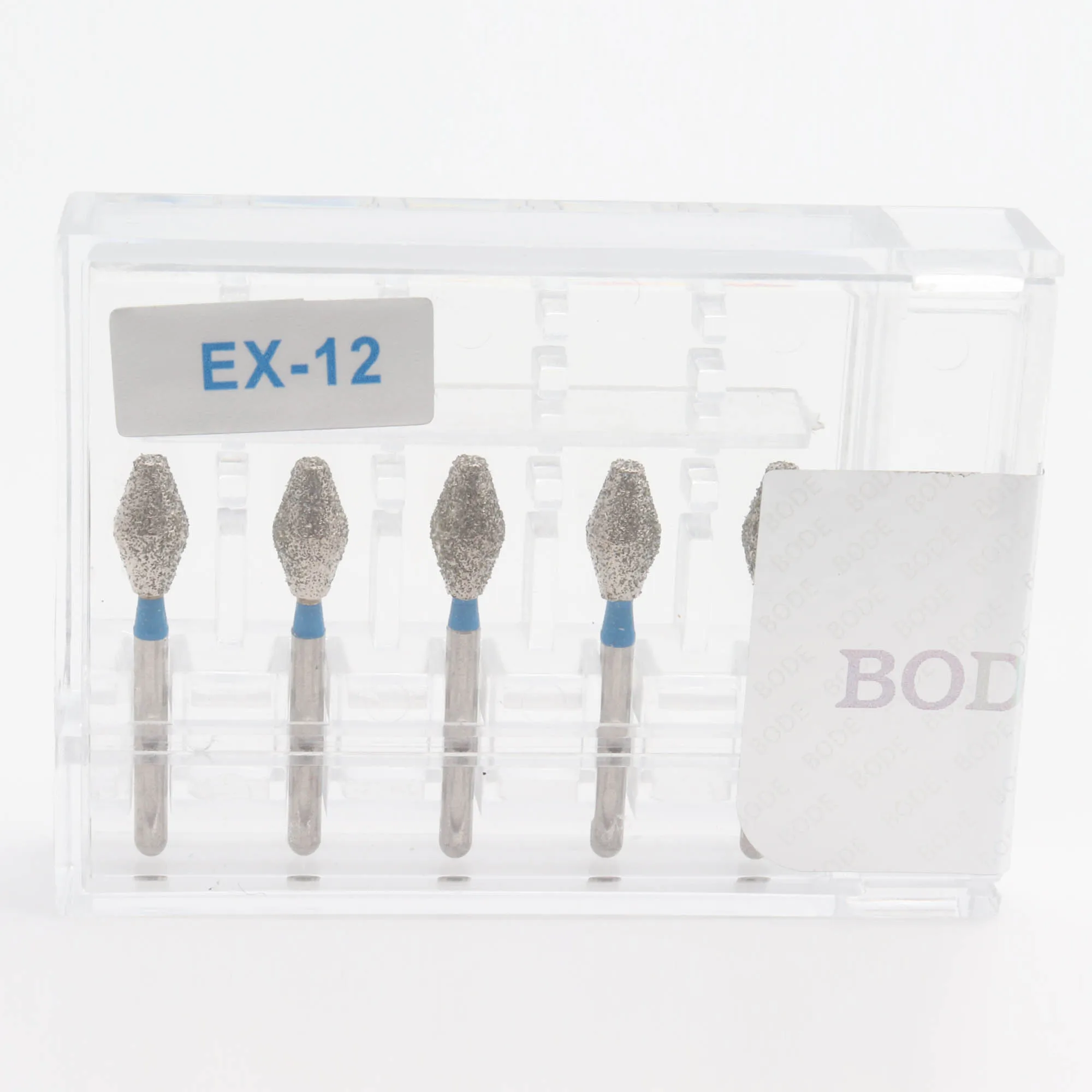 EX-12 1 комплект(5 шт.) зубные Алмазные Боры EX AAA Сделано в Тайване сверло стоматологические боры Dia-Burs для высокоскоростной ручной работы Средний FG 1,6 м - Цвет: EX-12