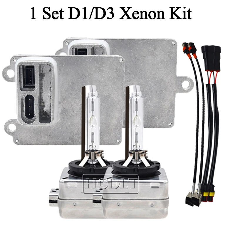 HCDLT 35W HID D1S D3S ксеноновая лампа 55W 6000K 4300K 5000K 8000K Автомобильная фара комплект ксенона D1S D1R D3S D3R HID балласт комплект