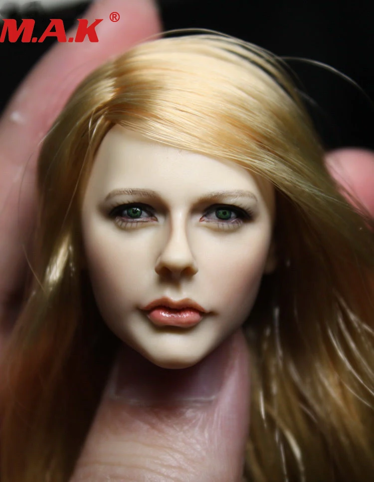1/6 масштабные аксессуары chloe Moretz Женская Девушка молодой женская голова лепить