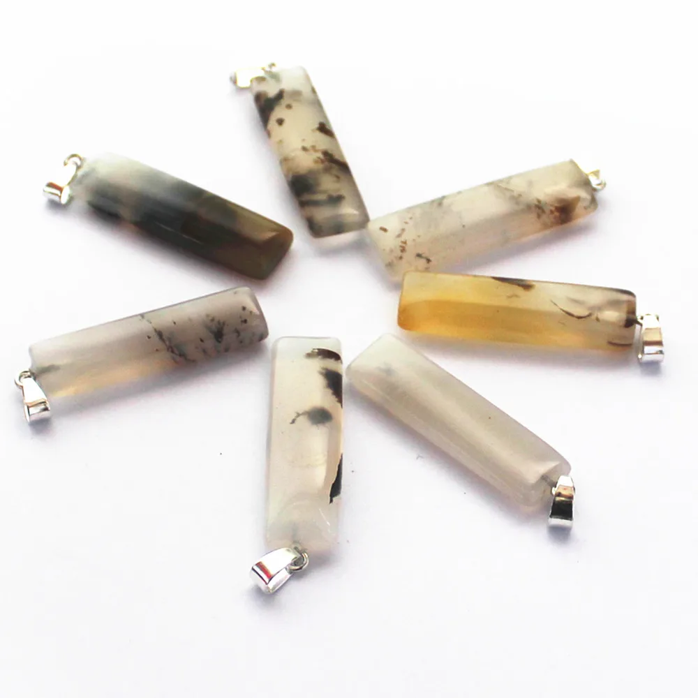 2017 натуральный океан Халцедон камень кулон Цепочки и ожерелья colgantes Mujer Moda чакра