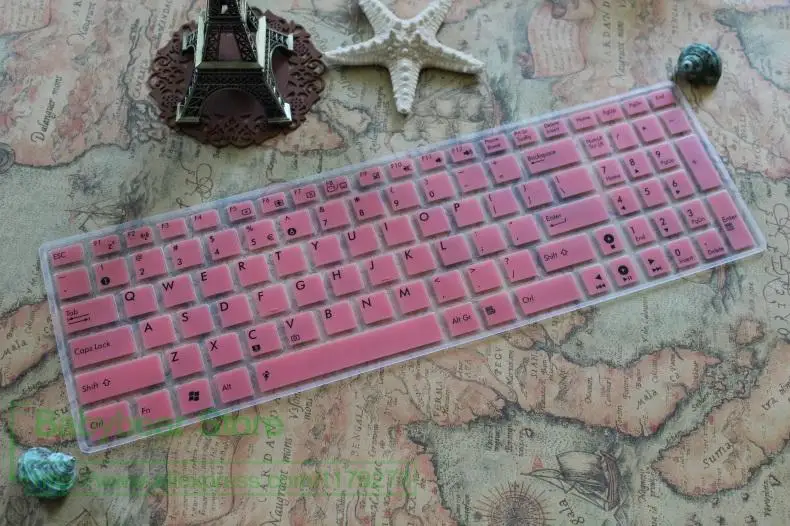 Силиконовый чехол для клавиатуры ноутбука Asus Fl5500Ld Fl5600 Fl5800 F554L Fx Plus Jx4720 Zx50Jx X550V