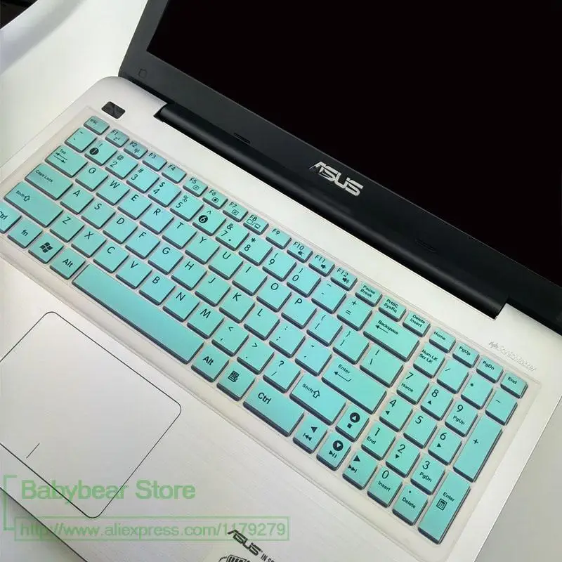 tiffany Для ASUS X540 X540M X540ub X540ma x540u X540l X540la X540s x541na X541N X541u X541ua 15,6 дюймовый ноутбук клавиатура защитная крышка - Цвет: tiffany