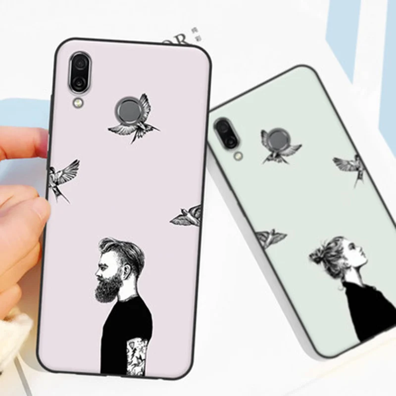 6 3 дюймовый чехол для Huawei Nova Модный мягкий телефона с милым рисунком Nova3 защитный