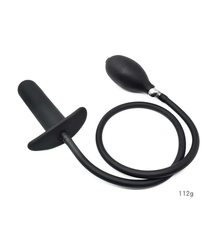 AUEXY Super Huge Inflatable Big Anal Plug Dildo Pump Dilator Expandable No Vibrator Butt Balls Max 12CM | Красота и здоровье