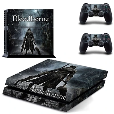 Виниловые наклейки Bloodborne The Old охотники Edition чехол для игры PS4 кожи для PS4 playstation 4 и 2 контроллера - Цвет: DPTM0056