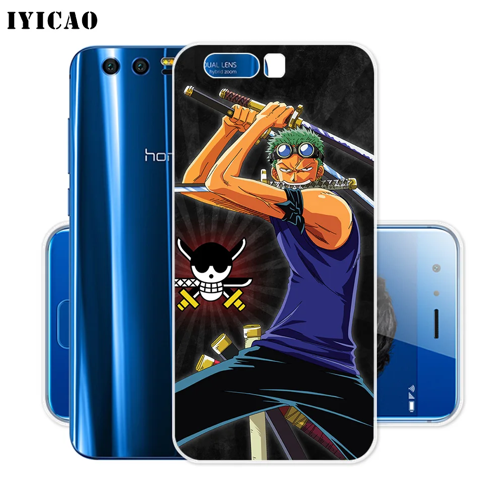 Мягкий силиконовый чехол IYICAO Roronoa Zoro для Huawei Y9 Y7 Y6 Prime 2018 Honor 8C 8X 8 9 10 Lite 7X 7C 6A 7A