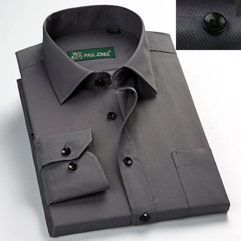 Классические Полосатые мужские рубашки с длинным рукавом деловые официальные