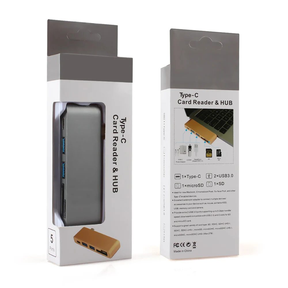 USB C концентратор для TF SD считыватель слот концентратор 3,0 PD Thunderbolt 3 USB C концентратор адаптер для MacBook New Pro Air 12 13 15 16 дюймов A2141