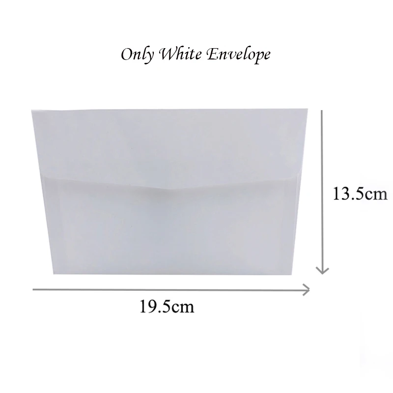 Only White Envelope 100 шт золотые, белые, синие, красные конверты с лазерной огранкой, роскошные свадебные пригласительные открытки с цветочным рисунком, кружевные конверты с принтом, украшения для свадебной вечеринки - Цвет: Only White Envelope