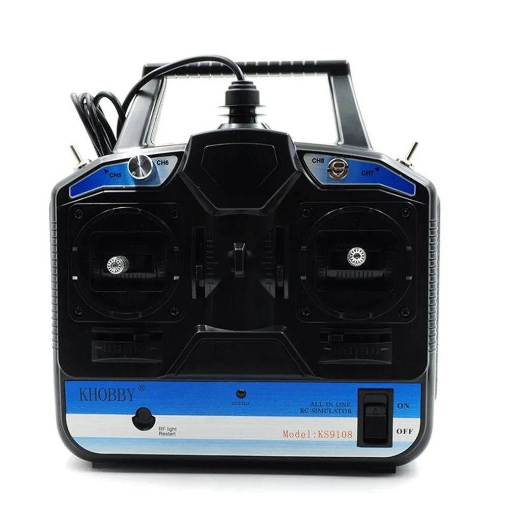 8CH Радиоуправляемый симулятор полета RC передатчик для Феникс 1/2/3/4/5 Freerider + XTR FMS