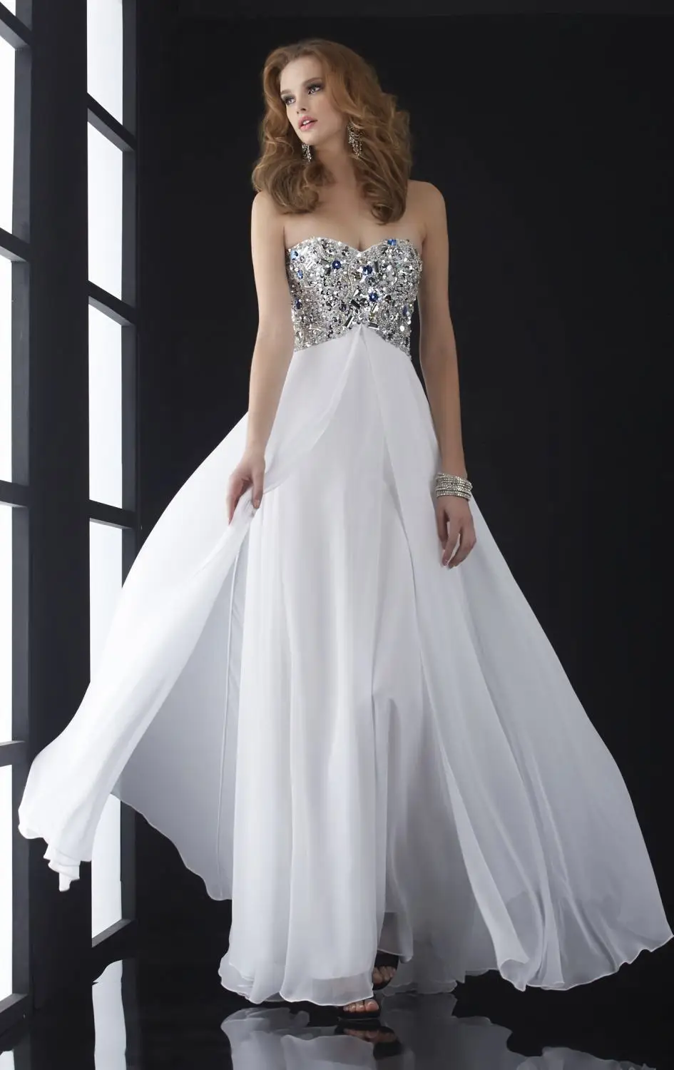 2015 Chiffon Women dress Summer Floor Length Court Train Sweetheart Off the Shoulder Wedding Vestidos Plus size | Свадьбы и