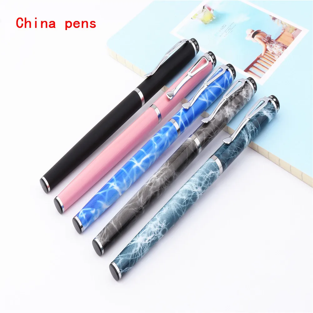 JINHAO 301 инкрустированный алмазами шляпа Канцтовары офисный школьный принадлежности financy tip чрезвычайно тонкие Перьевые Ручки Новинка