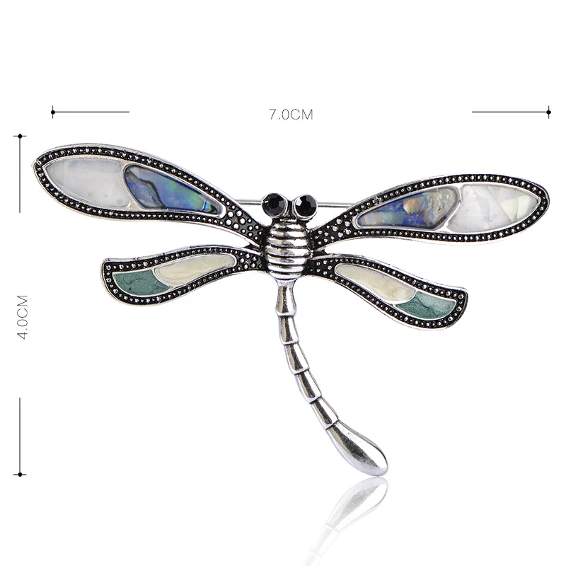 Брошь в виде животного ракушки стрекозы аксессуары для шляпы зажим шарфа