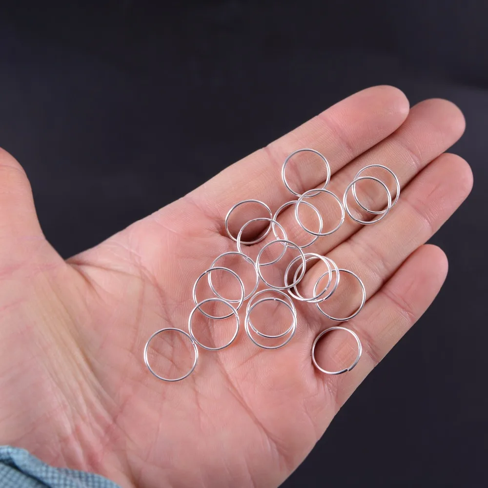 100 шт./лот золотистая/Серебристая оплетка для Волос dreadlock bead Кафф зажим круг около