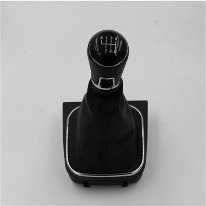 MT ручка переключения передач для Volkswagen VW Golf 5 6 Golf5 Golf6 рычаг переключения передач Ручка кожаный Gaitor Boot база рамка ручка