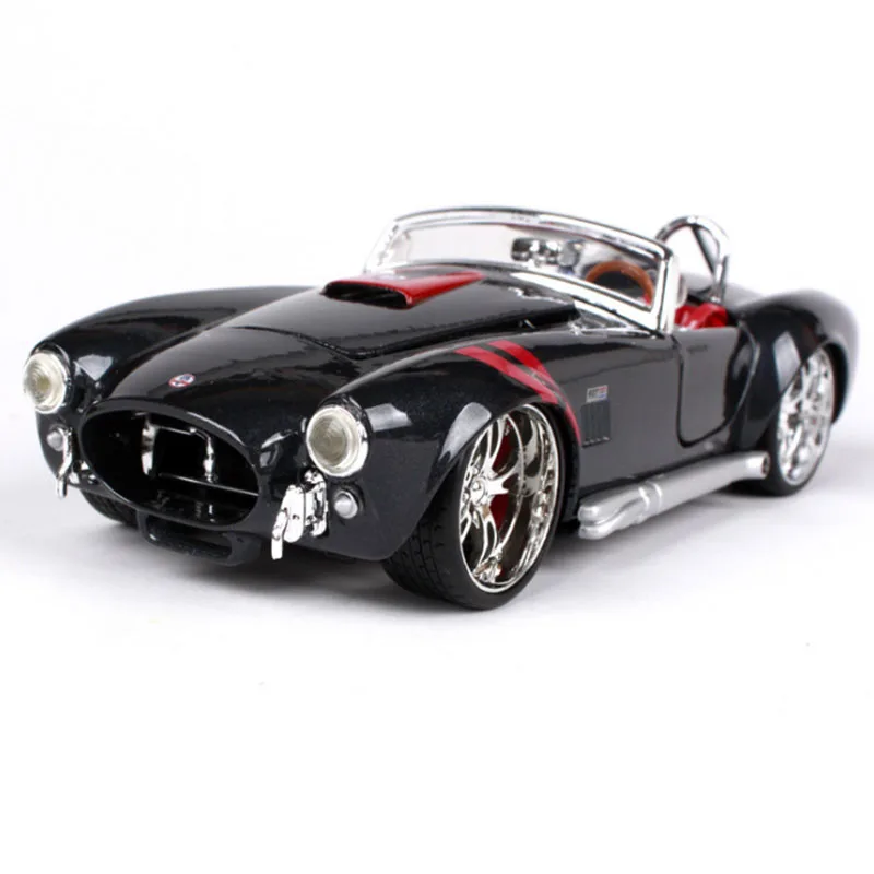 Классическая модель автомобиля Ford Shelby Cobra металлическая винтажная 1969 имитация