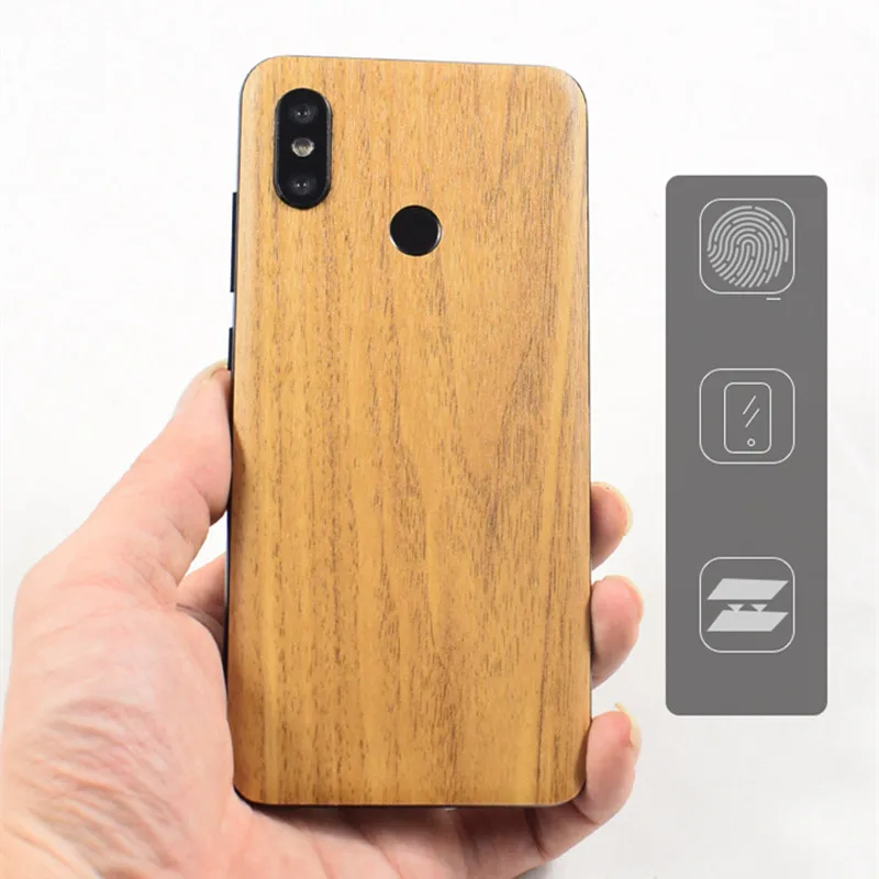 Новый роскошный Древесина зерна скины защитная пленка Обёрточная бумага кожи