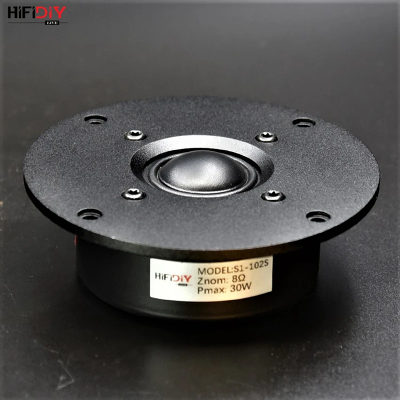 

HIFIDIY LIVE hifi 4 inch 4.5 Tweeter Speaker Unit black Silk membrane 8OHM 30W Treble Loudspeaker X1S 100 102 103 104 110 116mm