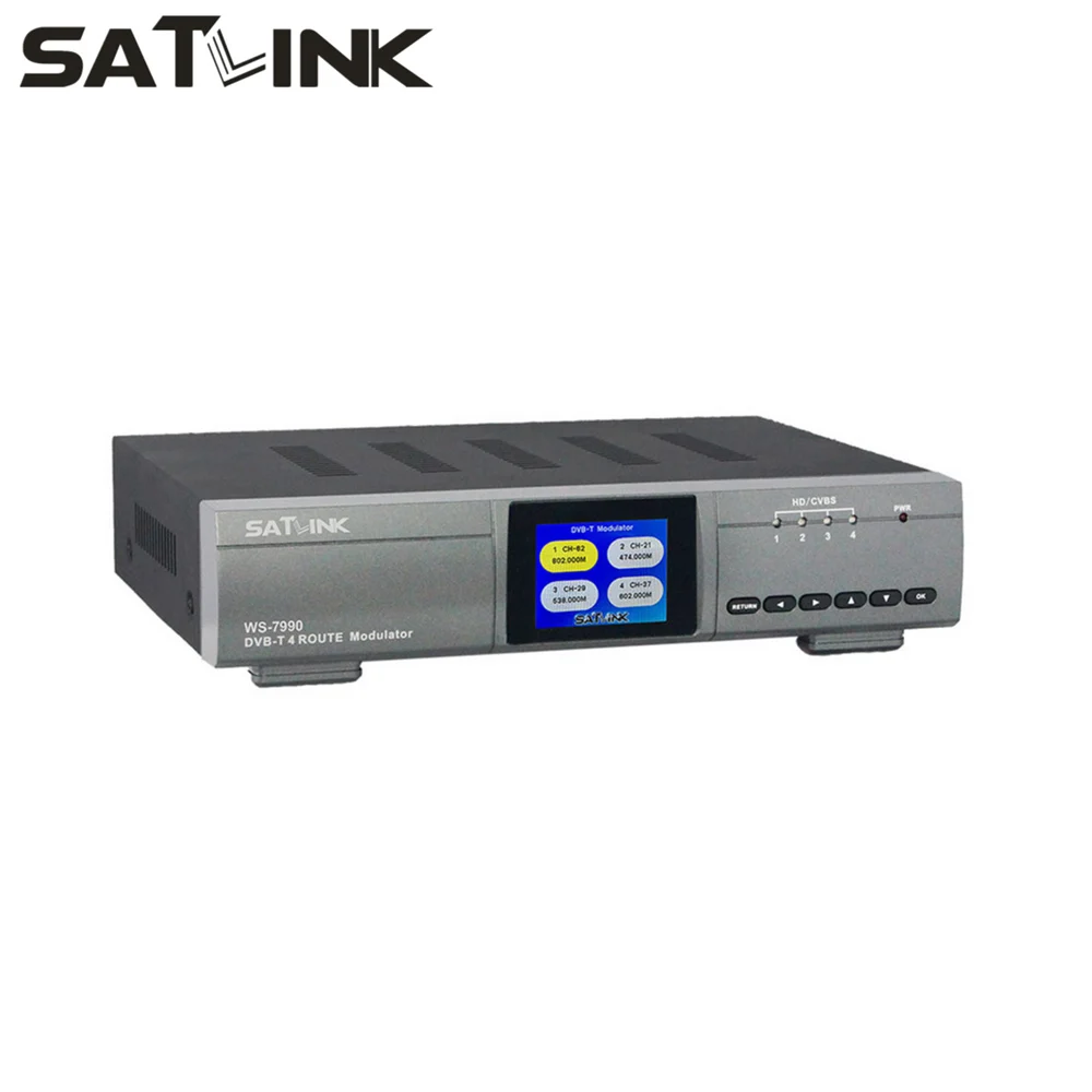 4-х дорожный модулятор SATLINK WS-7990 DVB-T MPEG4 HD 1080P | Электроника