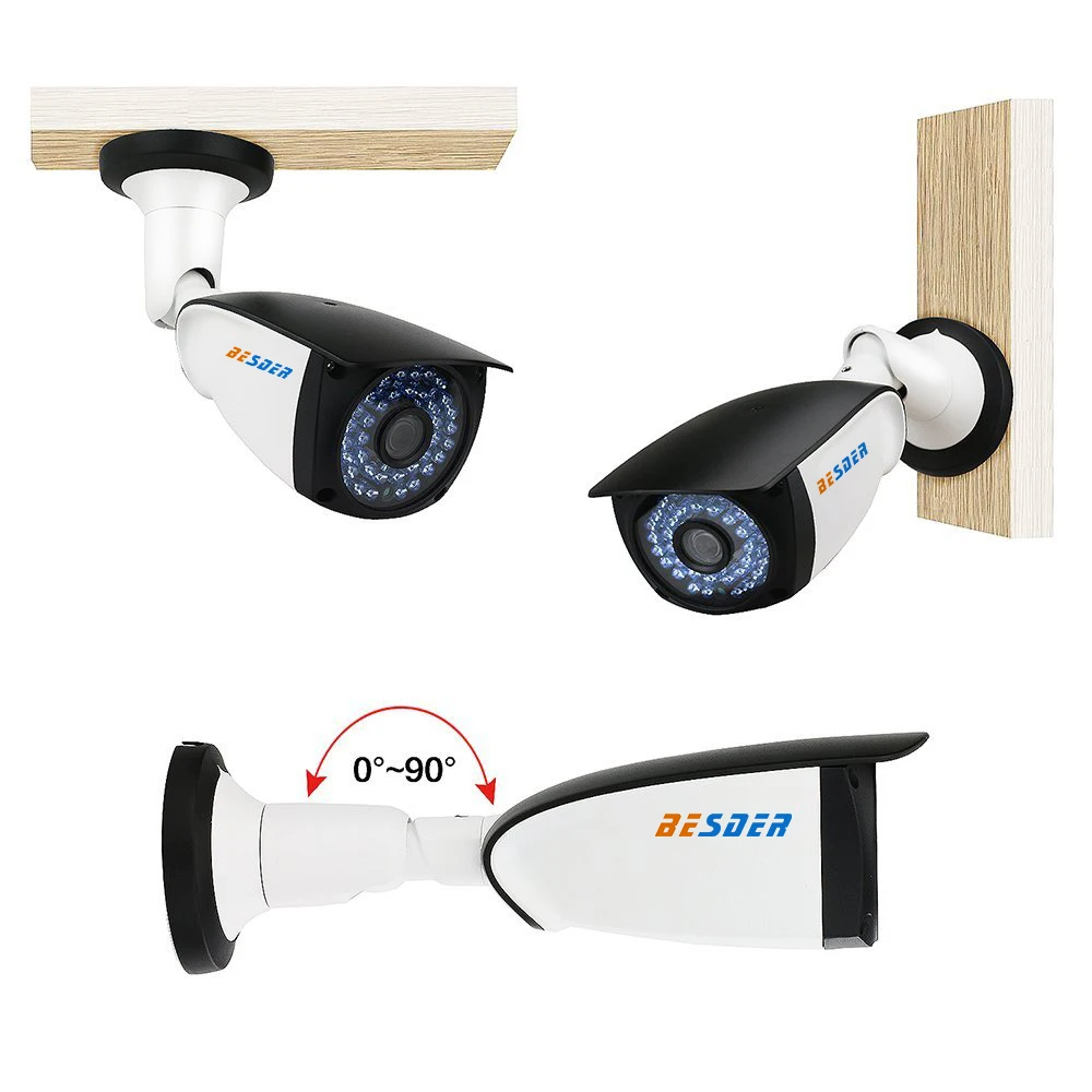 IP камера BESDER широкоугольная 2 8 мм 1080P металлическая|ip camera 1080p|ip cameracamera ip |