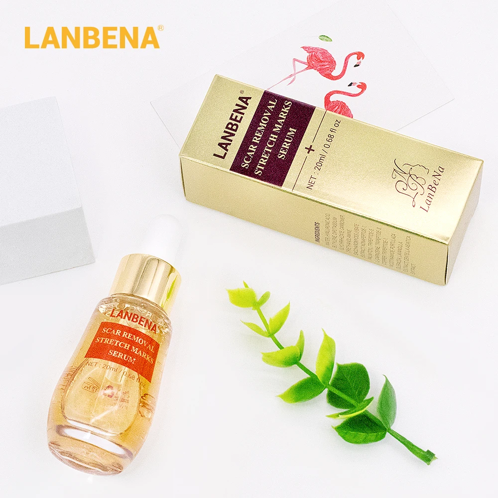 LANBENA удаляет рубцы после акне сыворотка для лечения растяжки сужение пор