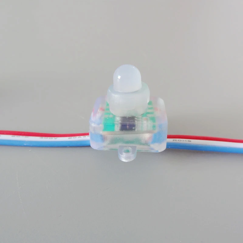 500pcs 12mm WS2811 RGB Led Module String Waterproof DC5V Digital Full Color LED Pixel Light 50pcs/string | Освещение